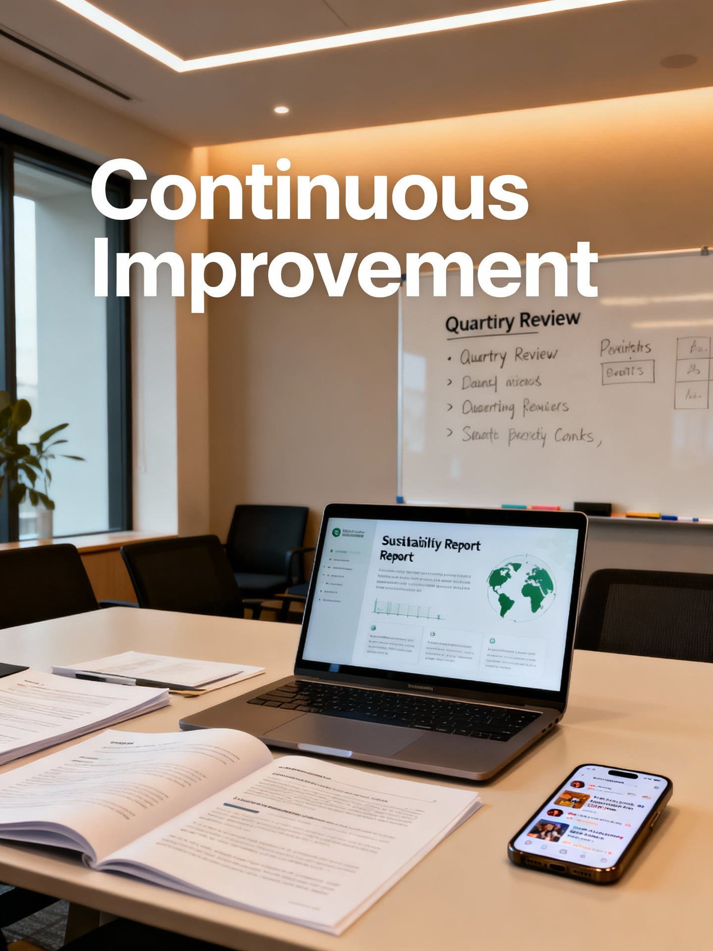 第四步：溝通、審查與持續改善 - 說明圖片