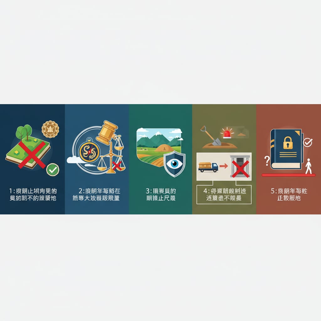 土葬規定常見的五大誤解與真實案例分享，避免觸法風險