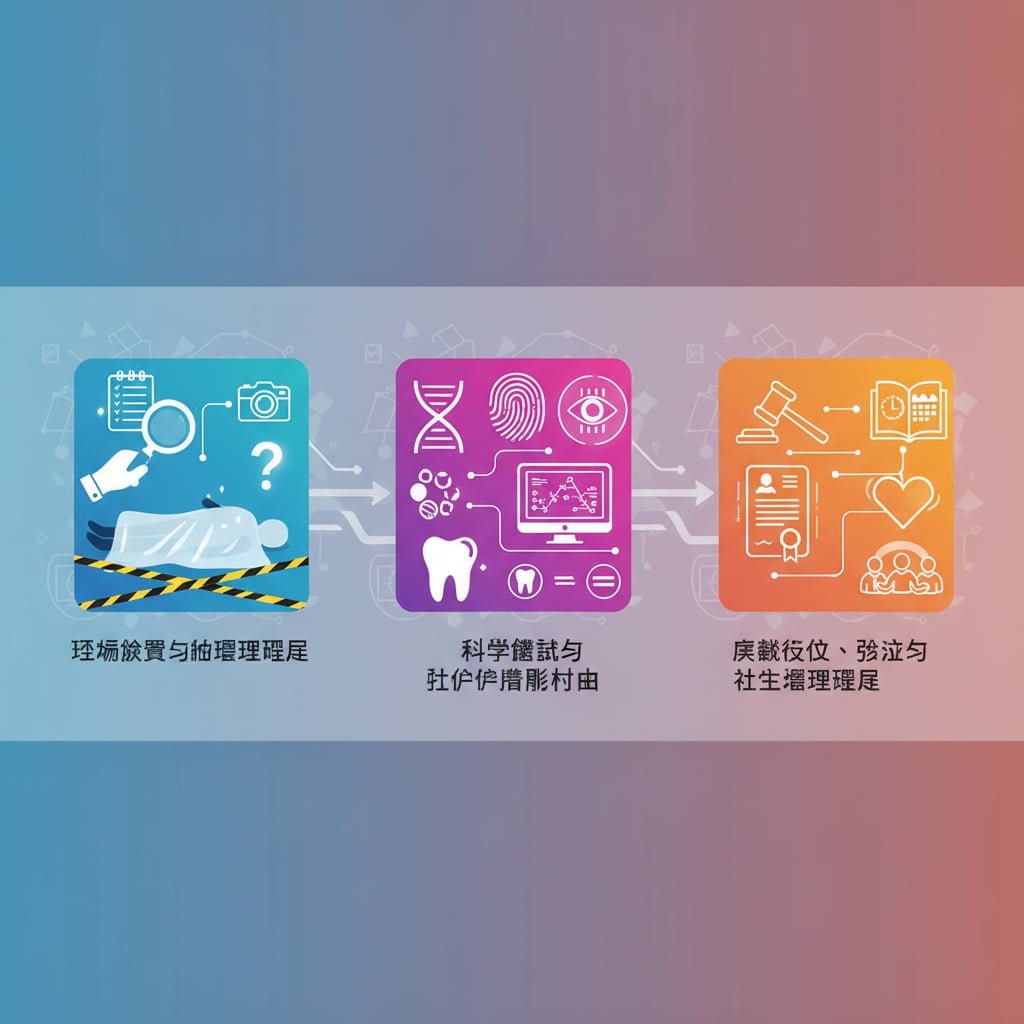 當發現無名遺體時,專業人員如何進行身份辨識與後續處理程序?