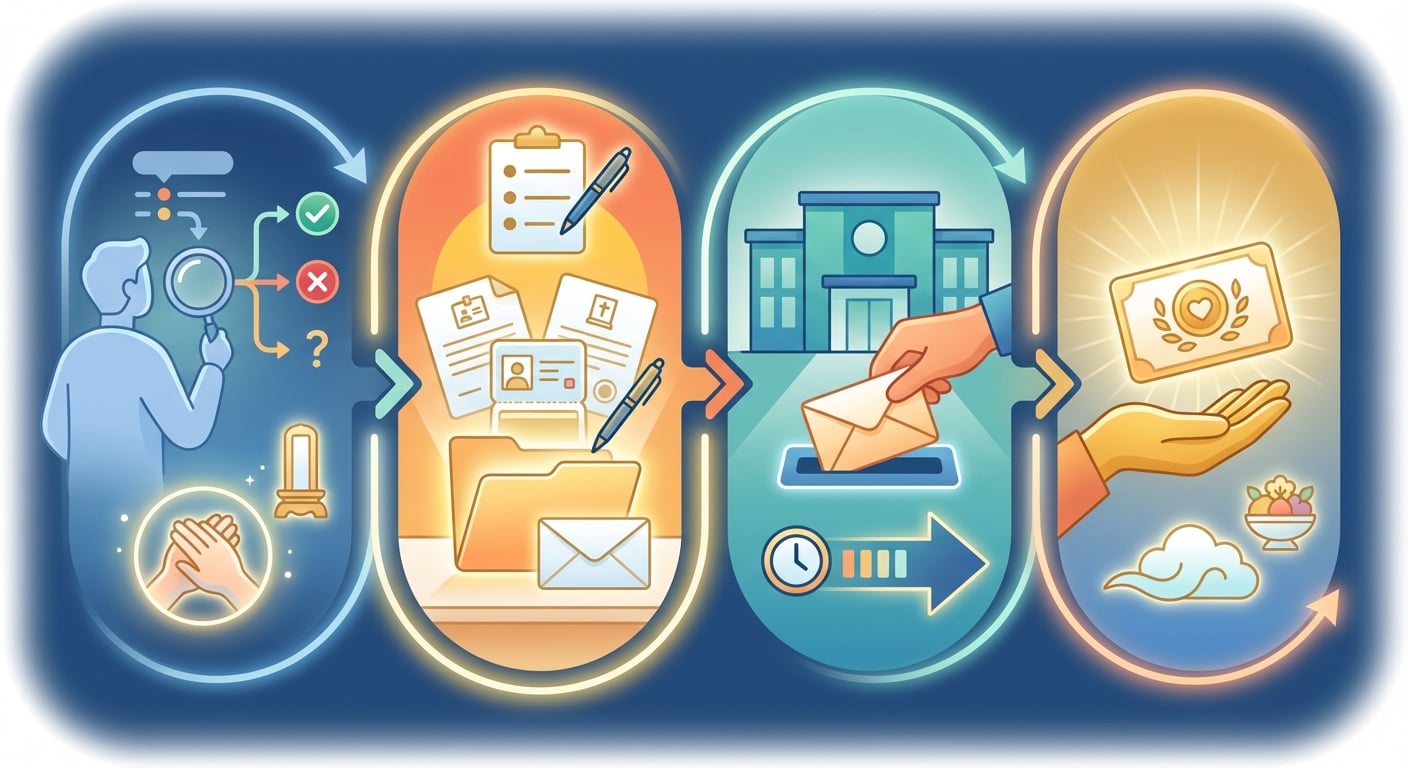 如何確認自己是否符合喪葬補助資格?從申請到領取的四個關鍵步驟