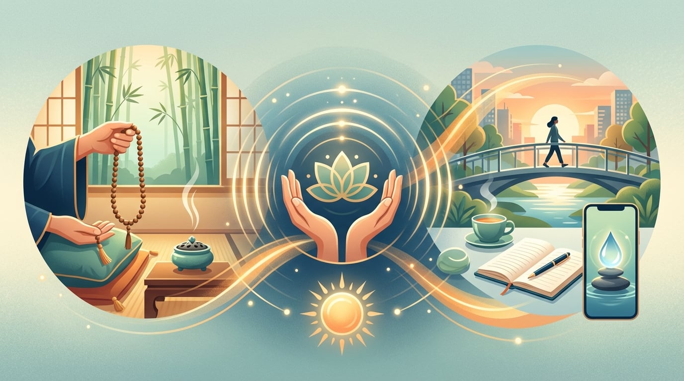 如何透過每日誦念阿彌陀佛聖號,為生活帶來平靜與專注的實際方法