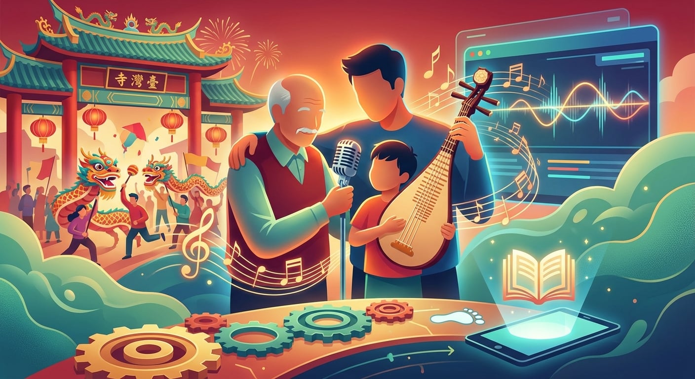 結合在地文化節慶,精選那些傳唱三代、充滿父子情感的台灣本土歌曲