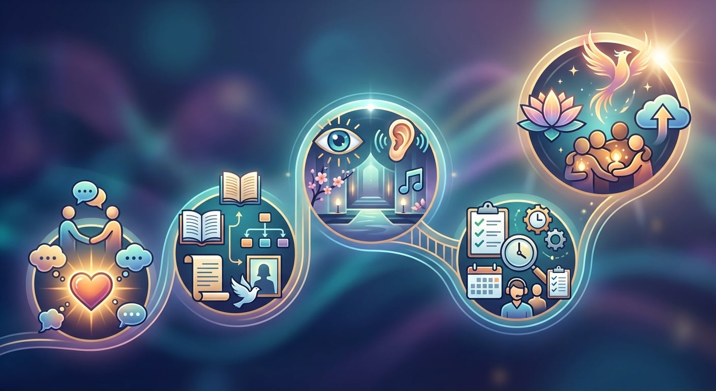 告別儀式設計的五個實用階段，讓每個細節都能傳達真摯情感