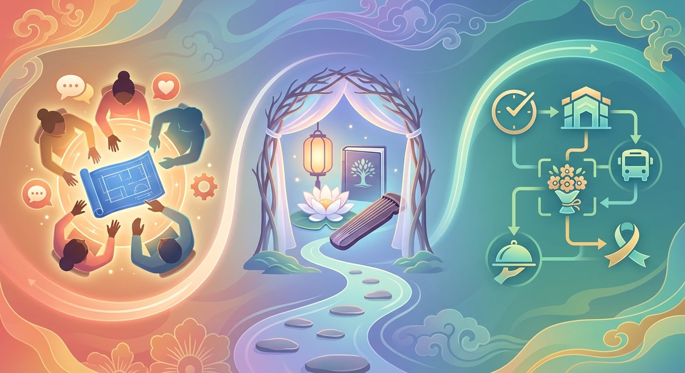 告別式規劃的實用指南：透過具體步驟讓最後旅程充滿溫馨回憶