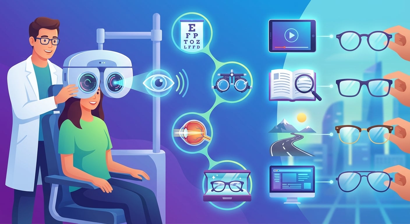 如何透過專業視光師的評估，找到最適合您視力需求的眼鏡？