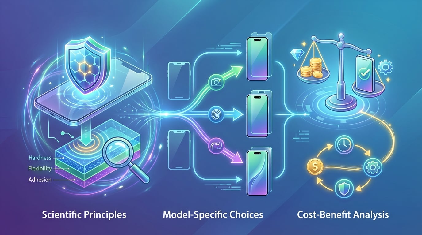 如何為你的新手機選擇最合適的保護膜？科學原理與實用建議