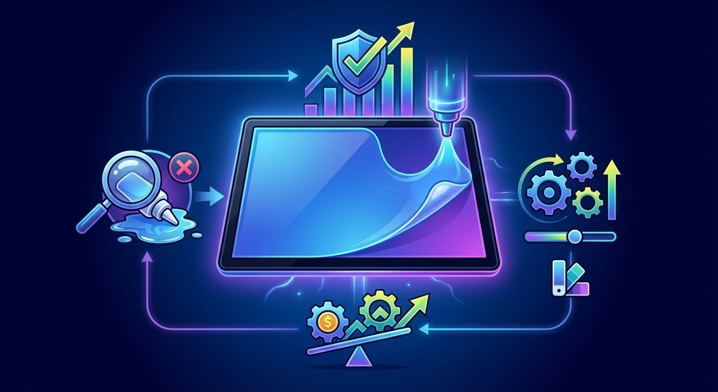 提升產品良率的關鍵:黑框不溢膠解決方案的實用選擇指南