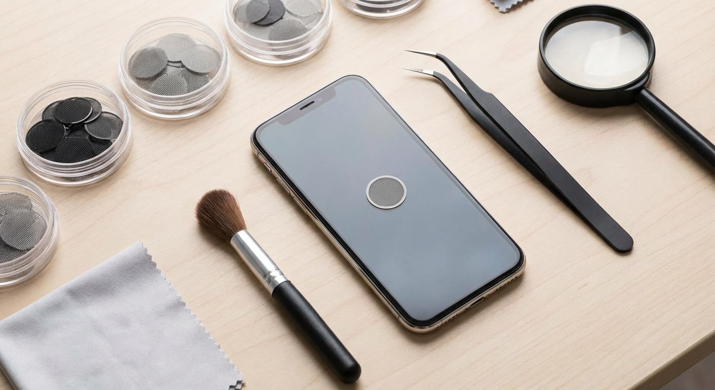 如何選擇適合您手機的聽筒防塵網：從材質到安裝的實用建議