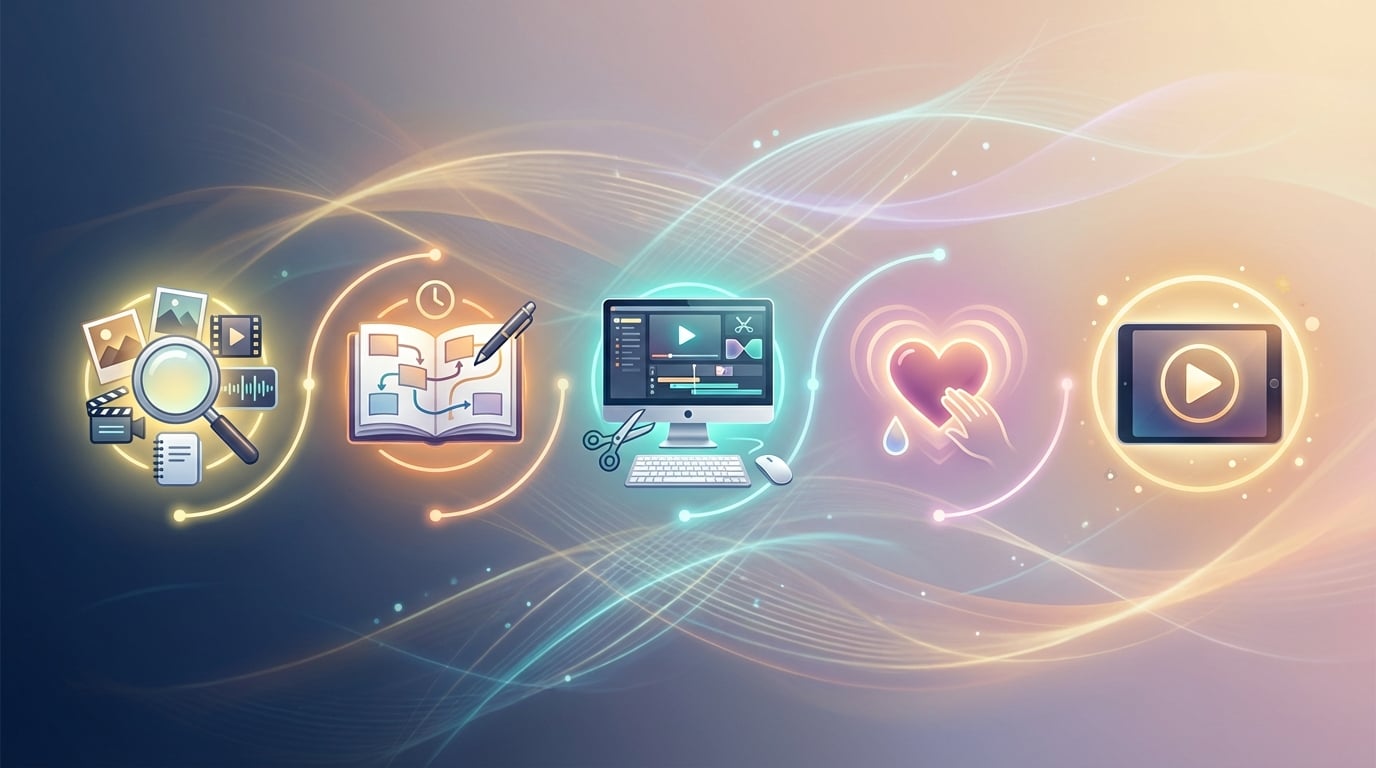 五個關鍵步驟，讓您的告別式影片剪輯更具專業與溫度