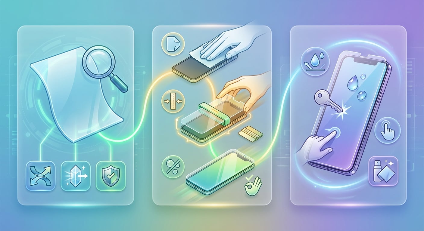 如何選擇適合您手機的TPU保護膜：從材質到安裝的實用指南