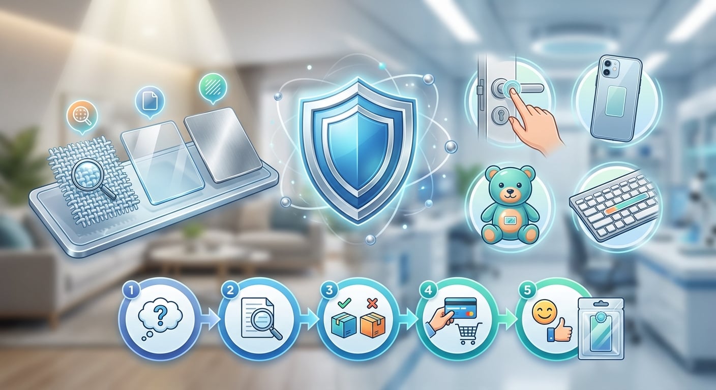 如何選擇適合您需求的銀離子抗菌貼？從材質到應用場景的實用指南