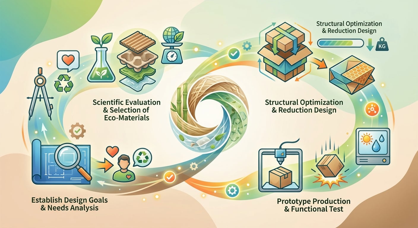 環保包材設計的七個具體步驟:從材料選擇到成本控制的完整流程