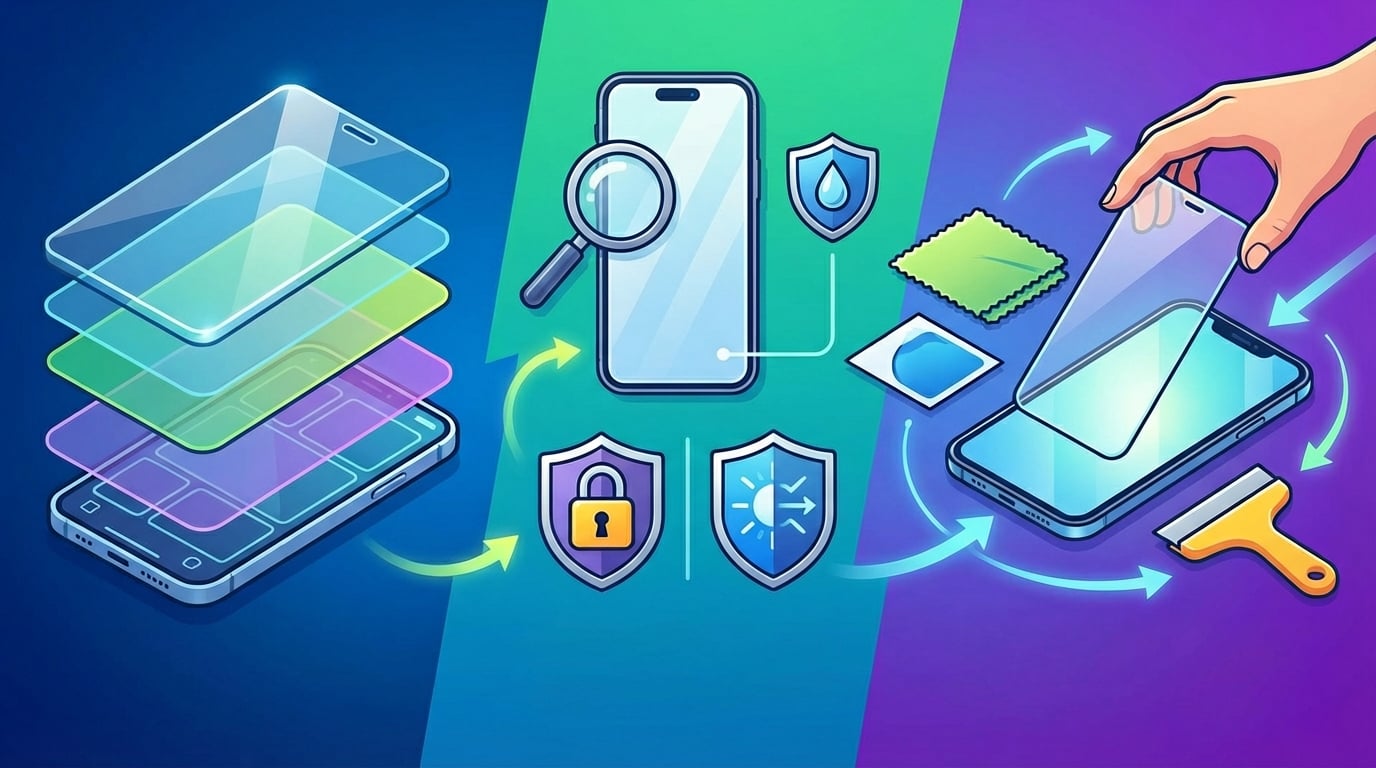 如何挑選500元內高CP值保護貼?從材質到安裝的實用選購指南