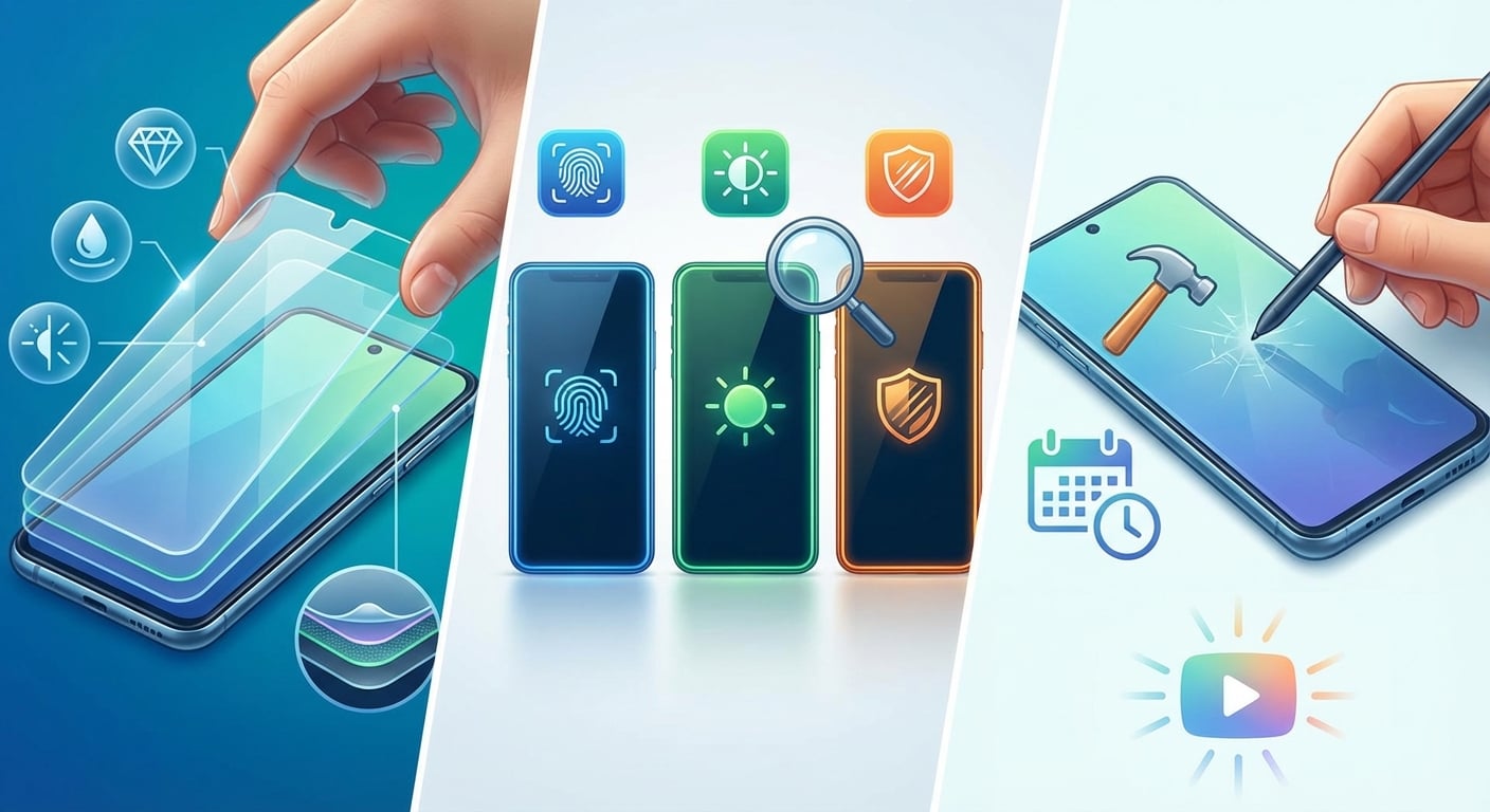 如何選擇最適合手機的保護貼?三款熱門品牌實測比較與使用心得分享