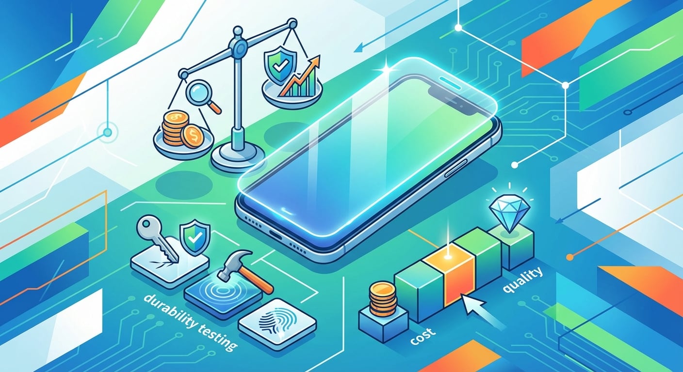 掌握性價比公式：選對中階價位保護貼，省錢又安心