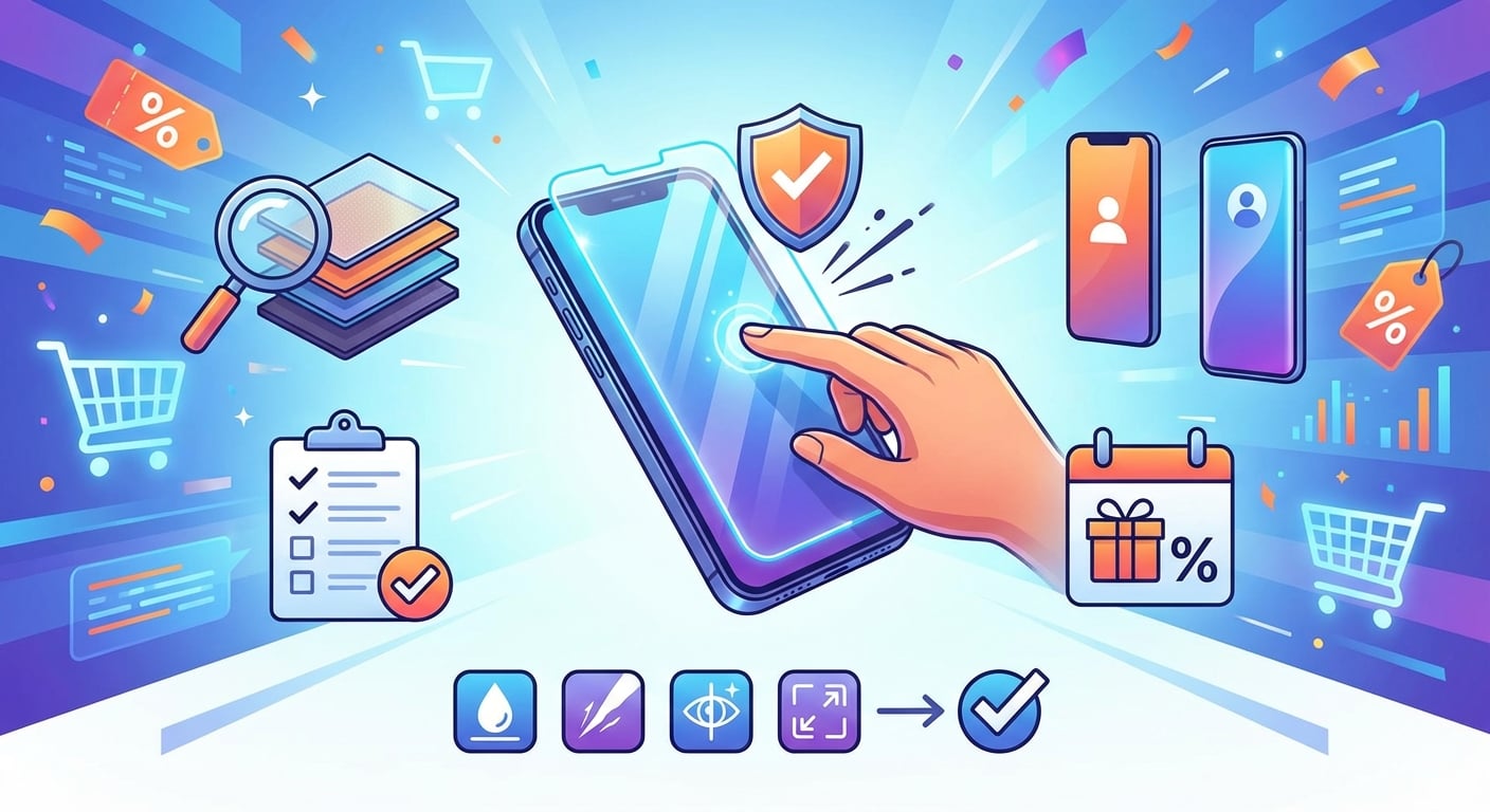 如何趁618優惠為手機螢幕找到最耐用的保護貼?實用選購技巧分享