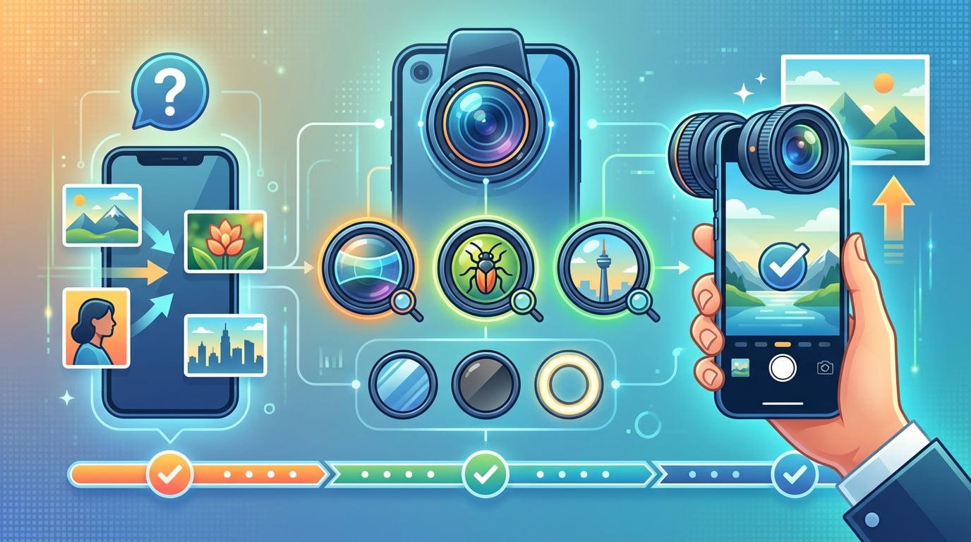 三步驟挑選適合的加購鏡頭貼，讓你的手機攝影更專業