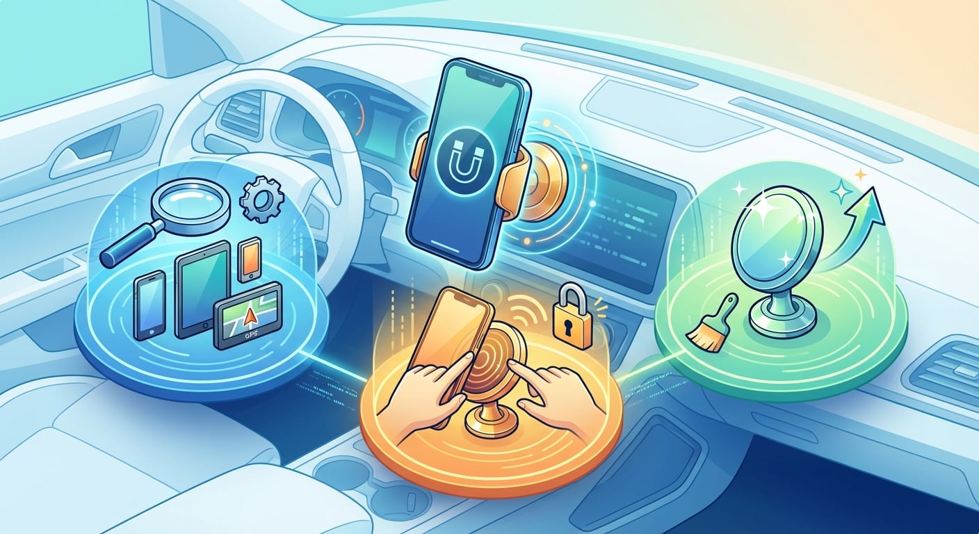 如何確保車內磁吸裝置與不同設備完美搭配的實用技巧