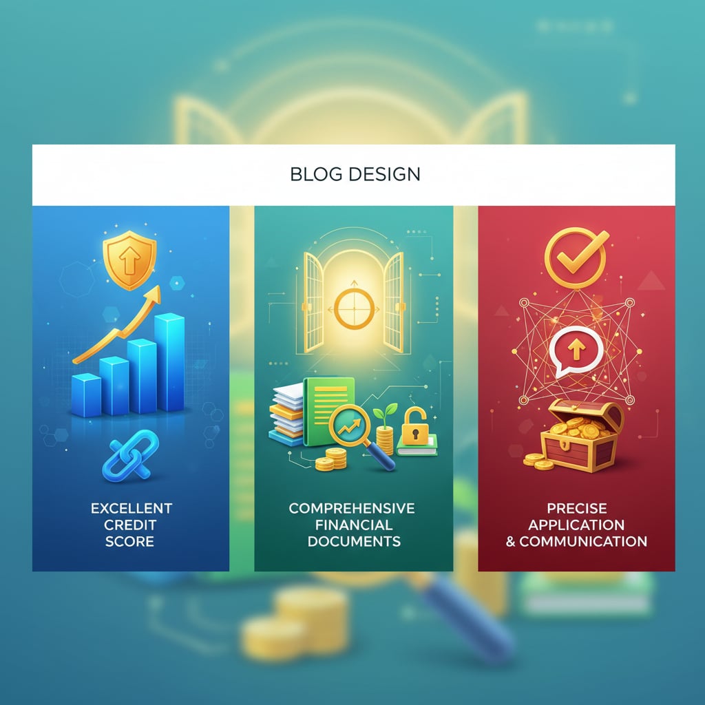 掌握三大關鍵提升貸款核准機率｜申請成功率實用指南