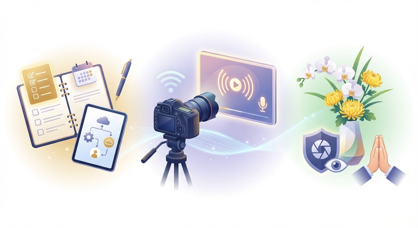 如何規劃一場專業的告別式直播?