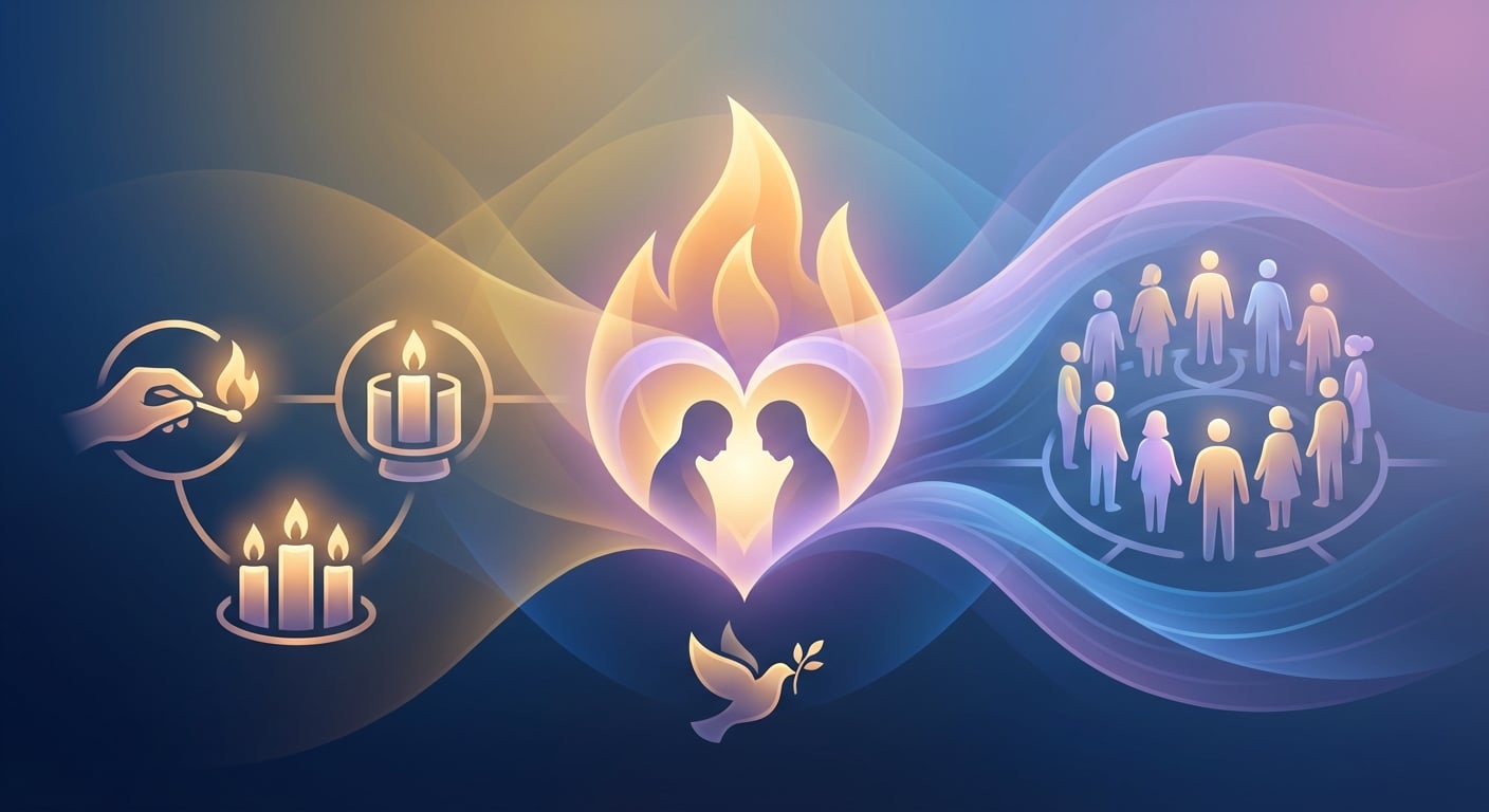 燭光追思的實用步驟與情感意義