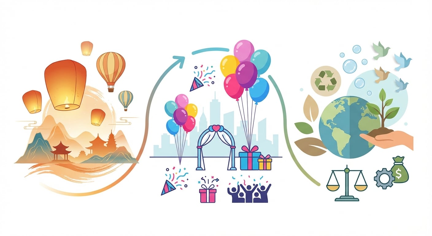 氣球升空的文化意義:從傳統到現代的演變解析