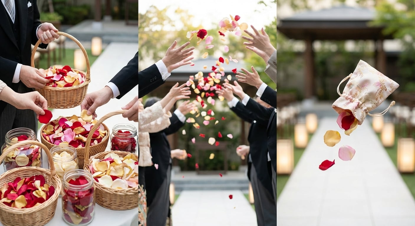 如何規劃完美的撒花瓣儀式?