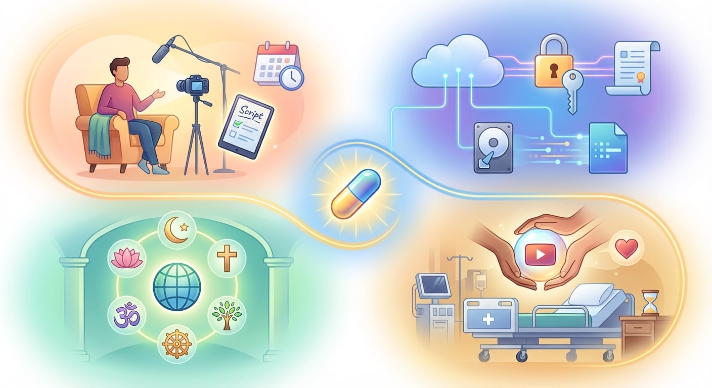 安寧療護患者的生前錄影致詞實用方案