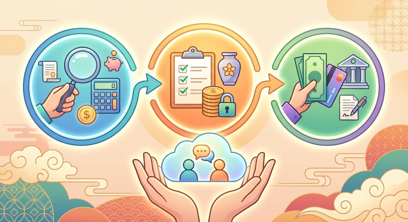 葬禮費用規劃的三個實用步驟