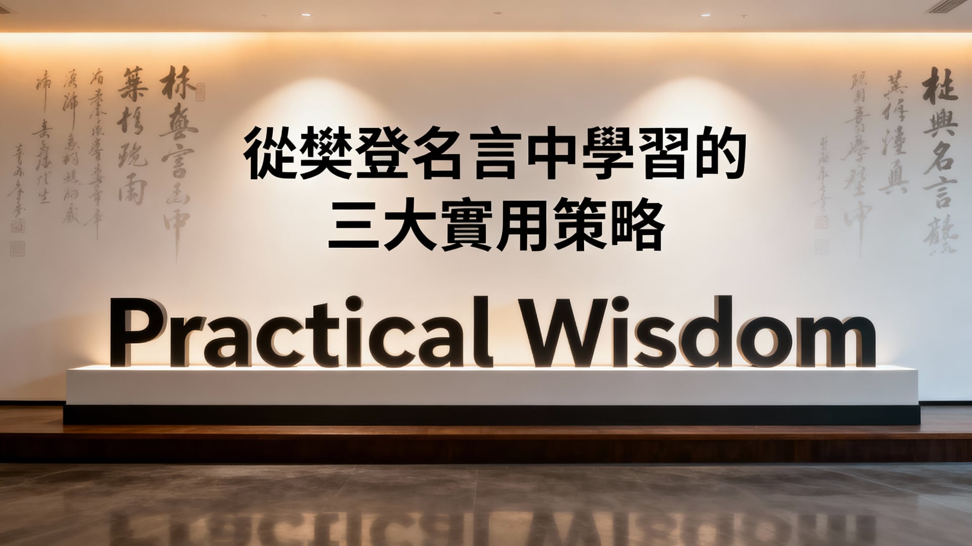 從樊登名言中學習的三大實用策略