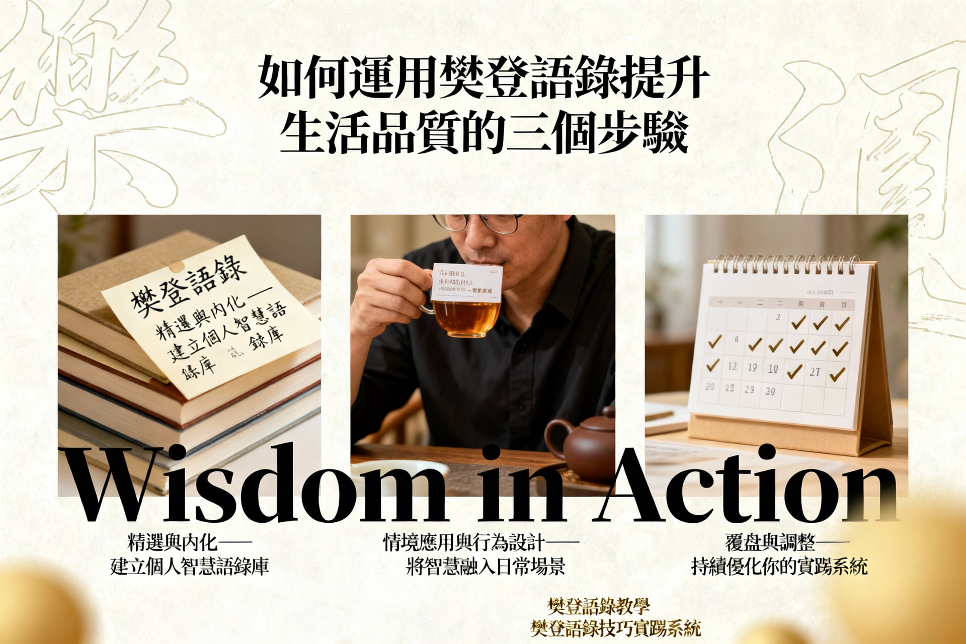 如何運用樊登語錄提升生活品質的三個步驟