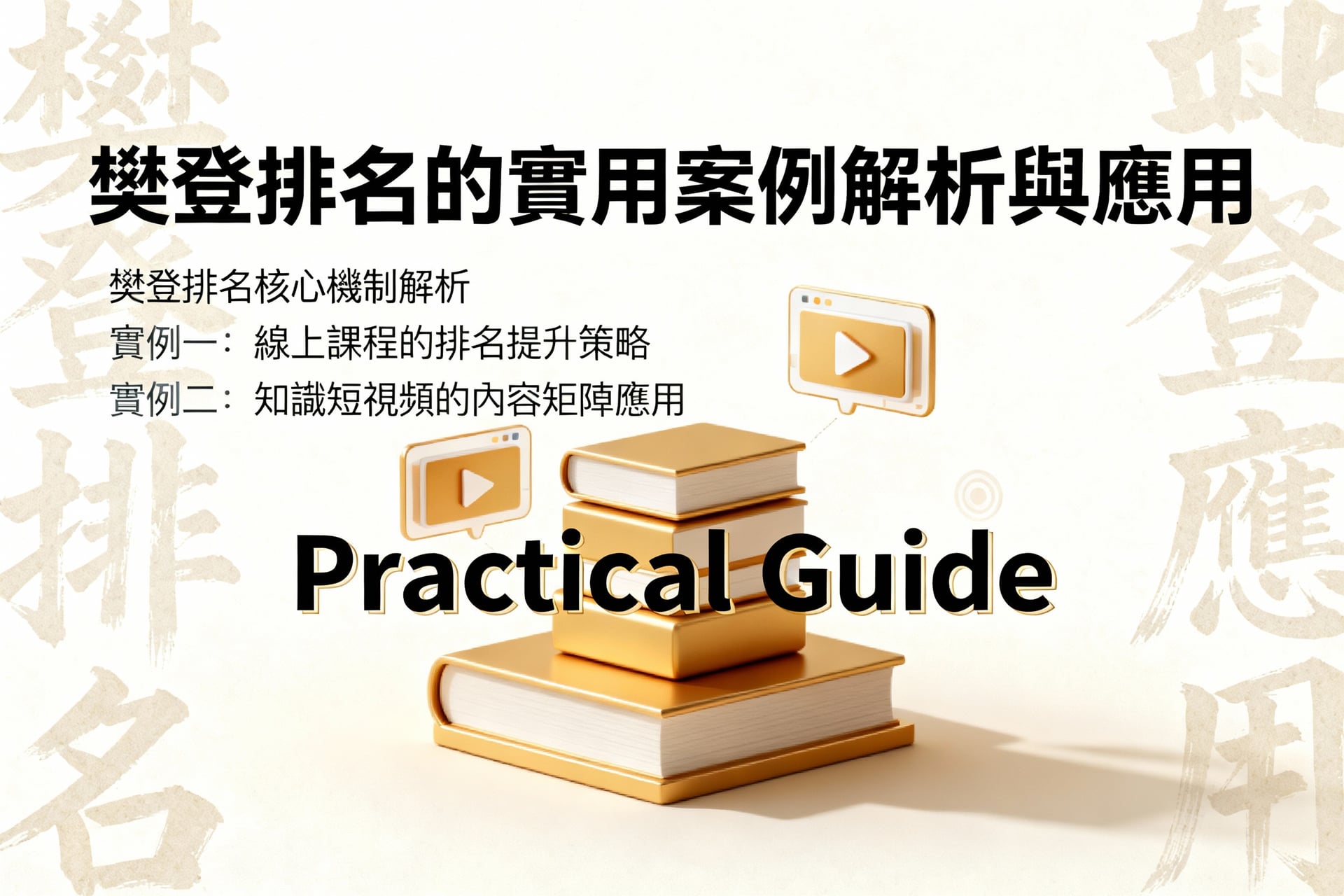 樊登排名實用案例解析:掌握3步驟提升60%轉化率 1 樊登排名的實用案例解析與應用