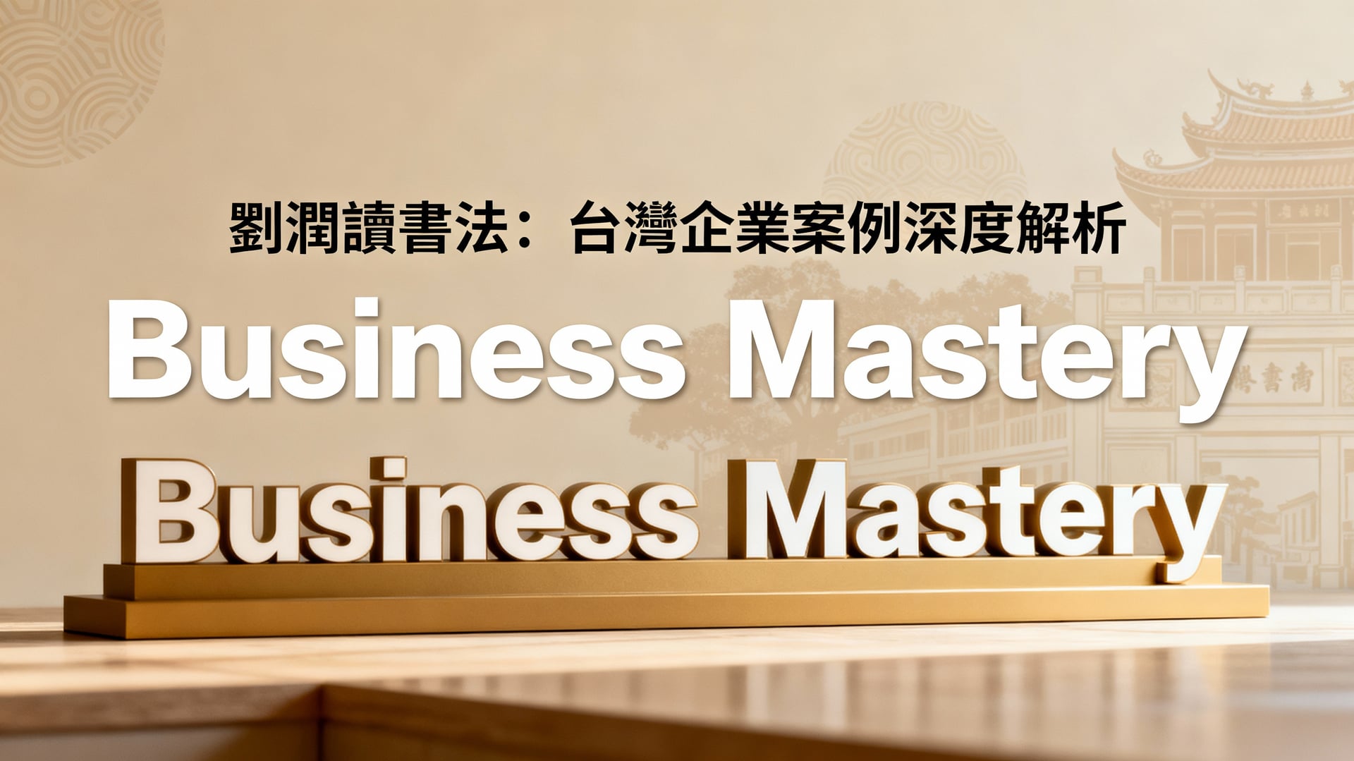 劉潤讀書法：台灣企業案例深度解析