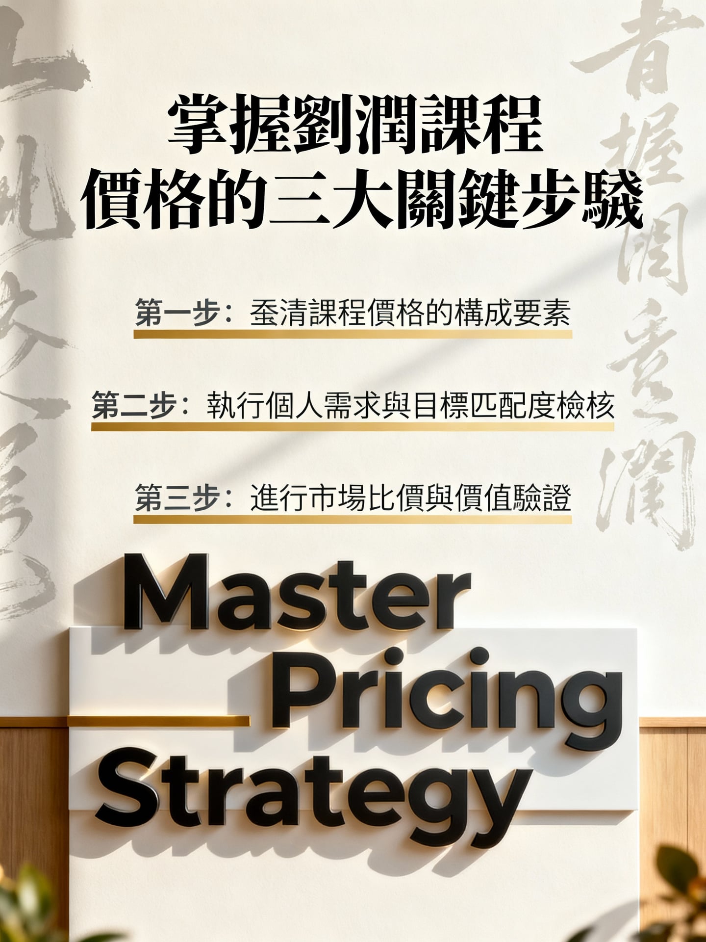 掌握劉潤課程價格的三大關鍵步驟