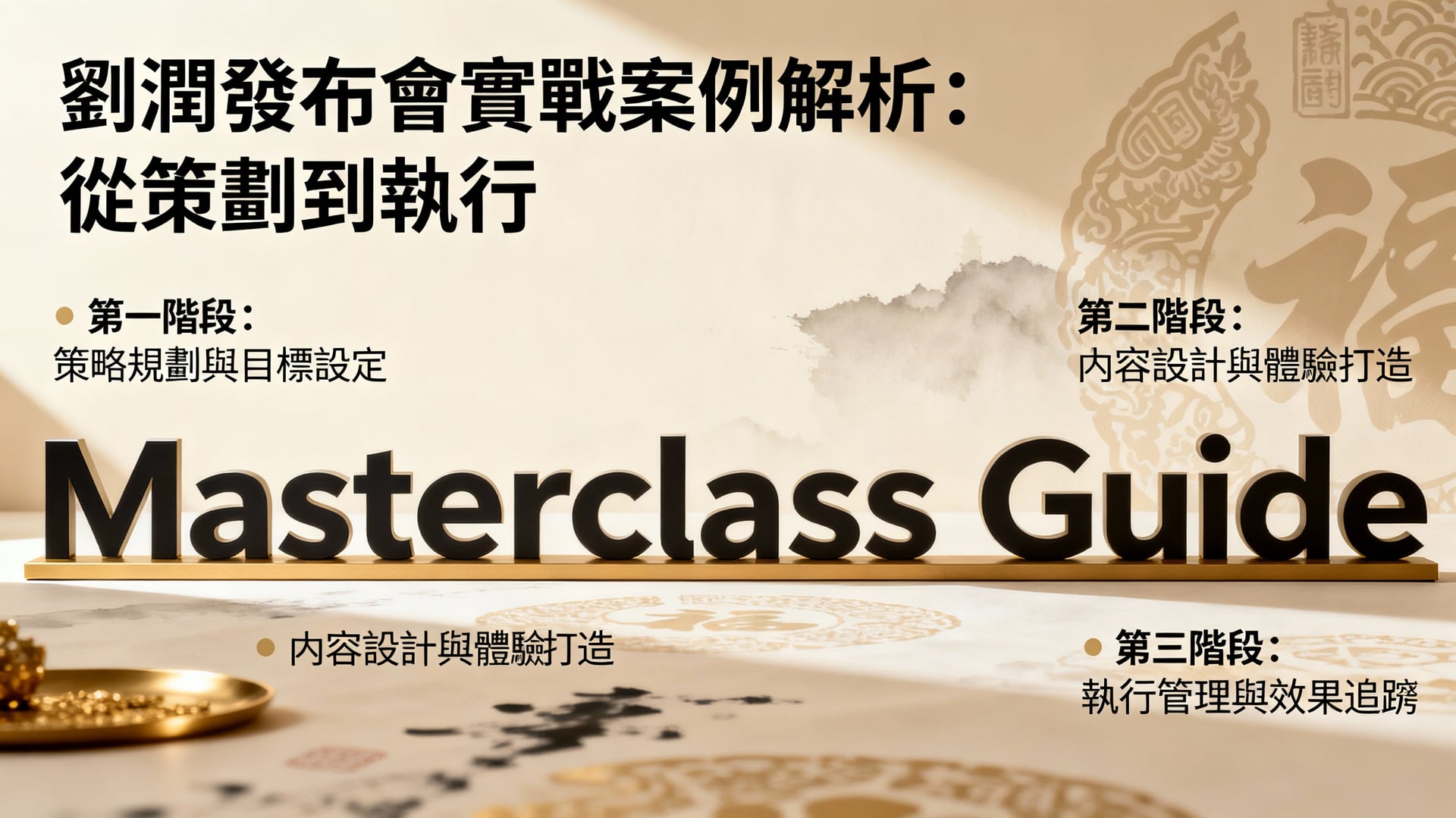 劉潤發布會實戰案例解析：從策劃到執行